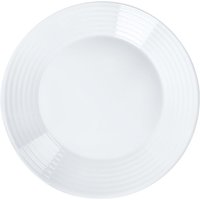 6x Luminarc Assiette Stairo creuse; 35 cl, 23.5x3.2 cm (ØxH); blanc; rond(e); 6 pièce(s) / Lot