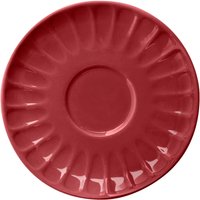 6x VEGA Piattino sottotazza combinabile Bel Colore; 14 cm (Ø); rosso; 6 pz. / Pacco