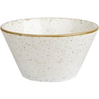 Ciotolina salse Stonecast Barley White Churchill; 90 ml, 8x4 cm (ØxH); bianco/marrone; rotonda; 12 pz. / Pacco