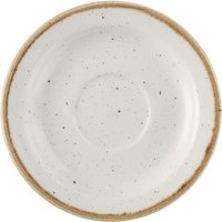 Piattino sottotazza Stonecast Barley White Churchill; 15 cm (Ø); bianco/marrone; rotonda; 12 pz. / Pacco