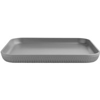 VEGA Plat de présentation Kanas; 32.5x26.5x3 cm (LxlxH); gris; rectangulaire
