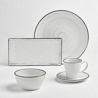 Campioni stoviglie Fungio 5 pezzi VEGA; bianco