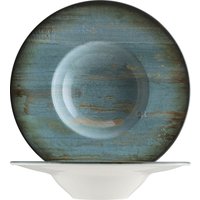Assiette à pâtes Madera Mint Bonna; 40 cl, 28x5.5 cm (ØxH); turquoise/brun/noir; rond(e); 6 pièce(s) / Lot