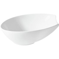 2x VEGA Ciotola Contrast ovale; 1300 ml, 24x20.5x10 cm (LxLxH); bianco; ovale; 2 pz. / Pacco