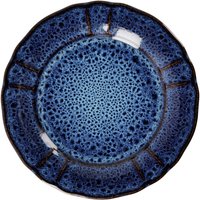 Piatto Amelina piano VEGA; 22 cm (Ø); blu; rotonda; 6 pz. / Pacco