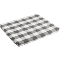 Coussin de chaise Country Neo ERWIN M.; 34x39x2.5 cm (lxLxH); gris; carré(e); 4 pièce(s) / Lot