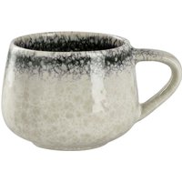 Tazzina caffè Nagoya VEGA; 80 ml, 7.2x5.6 cm (ØxH); bianco/grigio; rotonda; 6 pz. / Pacco
