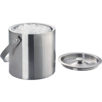 Seau à glace Whisky PULSIVA; 15.5x15.5 cm (HxØ); argenté