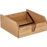 VEGA Distributeur de serviettes Esino; 25x25x10.2 cm (LxlxH); brun/noir