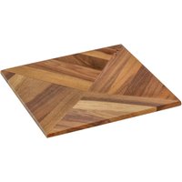 Planchette Carbo VEGA; 18.4x18.4x1.9 cm (LxlxH); noyer; conique