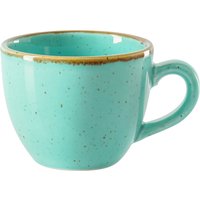 Tasse à café expresso Sidina VEGA; 8 cl, 6.5x5 cm (ØxH); turquoise; rond(e); 6 pièce(s) / Lot