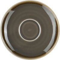 6x PULSIVA Sous-tasse café Glaze 2.0; 14.2 cm (Ø); gris; rond(e); 6 pièce(s) / Lot