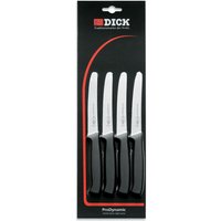 Set couteaux universels ProDynamic 4 pièces F. Dick; argenté/noir