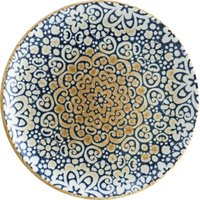 Piatto piano Alhambra Bonna; 21 cm (Ø); blu/bianco/marrone; rotonda; 12 pz. / Pacco