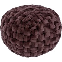 Pouf déco Armeda; 48x33 cm (ØxH); lilas