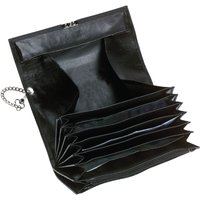 Porte-monnaie Basic PULSIVA; 18.3x9.6 cm (Lxl); noir; rectangulaire