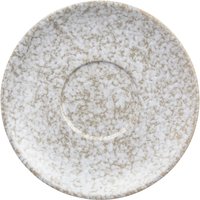 4x VEGA Soucoupe Mamoro pour coupelle 15.5x6.5 cm; 22.5x2 cm (ØxH); beige/blanc; rond(e); 4 pièce(s) / Lot