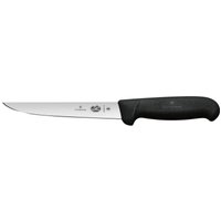 Coltello disosso Fibrox lama dritta Victorinox; lunghezza lama 15 cm, 28.4 cm (L); argento/nero