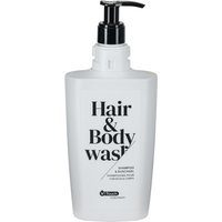 Shampoing gel douche pour hôtel Contrast 2 en 1 en flacon distributeur à pompe V-Touch; 400 ml; jaune; 24 pièce(s) / Lot