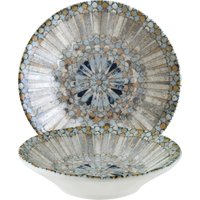 Ciotola Luca Mosaic Bonna; 200 ml, 11 cm (Ø); arancione/blu scuro/blu chiaro/giallo/bianco; rotonda; 24 pz. / Pacco