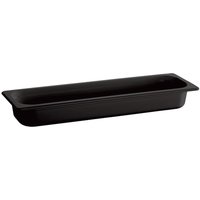 APS Contenitore Gastronorm ; GN 2/4, 3 l, 53x16.2x6.5 cm (LxLxP); nero