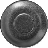 6x VEGA Piattino per tazza cappuccino Masca; 15.5x3 cm (ØxH); nero; rotonda; 6 pz. / Pacco