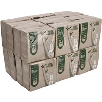 Pack avantage serviette de table Ecolabel pliage 1/4 GARCIA DE POU; 39x39 cm (lxL); naturel; 1200 pièce(s) / Lot