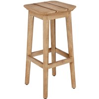 Tabouret de bar d'extérieur Costo VEGA; 36x36x76 cm (lxPxH); brun clair; 2 pièce(s) / Lot