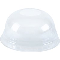 Couvercle pour gobelet boissons froides en PLA sans trou pour paille NATUREStar; 8.5x4.2 cm (ØxH); transparent; 50 pièce(s) / Lot