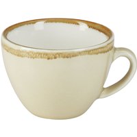 6x PULSIVA Tazza cappuccino Glaze 2.0; 200 ml, 8.9x6.5 cm (ØxH); sabbia; 6 pz. / Pacco