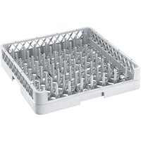 PULSIVA Cestello lavastoviglie per piatti aperto di lato; 50x50x10 cm (LxPxH); grigio