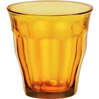 Bicchiere in vetro temperato Picardie colorato Duralex; 250 ml, 8.7x9 cm (ØxH); giallo; 6 pz. / Pacco