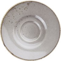 Sous-tasse café expresso Palana VEGA; 12.4 cm (Ø); gris; rond(e); 6 pièce(s) / Lot