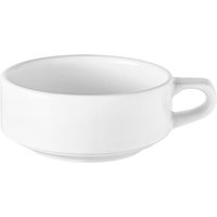 6x VEGA Tazza tè Base; 200 ml, 10x4.6 cm (ØxH); bianco; 6 pz. / Pacco