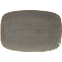 Chefs Piatto ovale Stonecast Peppercorn Churchill; 30x19.9 cm (LxL); grigio/marrone; rettangolare; 6 pz. / Pacco