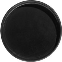 4x VEGA Piatto Skady con bordo basso; 13.5x2 cm (ØxH); nero; rotonda; 4 pz. / Pacco