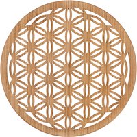 Decorazione da parete Adryelle; 80 cm (Ø); marrone