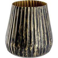 Coprivaso Enija grande; 22x35 cm (ØxH); nero/oro