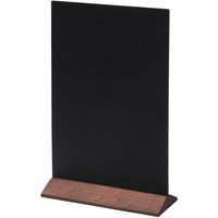 2x VEGA Lavagna da tavolo Piccolo; 8x21x31 cm (LxLxH); marrone scuro; 2 pz. / Pacco