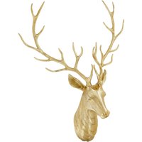 Tête de cerf décorative Janne XXL; 104x132x35.5 cm (lxHxP); doré
