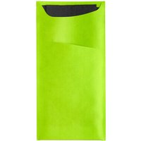 Pochette à couverts Besta GARCIA DE POU; 11.2x22.5 cm (lxL); vert anis; 100 pièce(s) / Lot