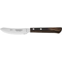 Coltello per pizza Picanha VEGA; 21 cm (L); argento, manico marrone; 12 pz. / Pacco