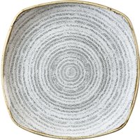 Piatto Studio Prints Stone Grey quadrato Churchill; 21.5 cm (L); grigio chiaro/marrone; quadrata; 12 pz. / Pacco