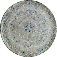 Assiette à pizza Luca Mosaic Bonna; 32 cm (Ø); orange/bleu foncé/bleu clair/jaune/blanc; rond(e); 6 pièce(s) / Lot