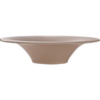 Assiette creuse Pine Relief forme coupe ronde HEART&SOUL; 40 cl, 27x6.5 cm (ØxH); rosé; rond(e); 3 pièce(s) / Lot