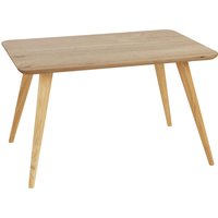 Table basse Duneo rectangulaire VEGA; 80x55x45 cm (LxlxH); Plateau chêne/naturel, Structure chêne/naturel; rectangulaire