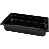Contenitore gastronorm 1/1 Nero VEGA; GN 1/1, 13.3 l, 53x32.5x10 cm (LxLxP); nero
