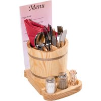 Portaposate da tavolo Brio PULSIVA; 24.5x16.5x16x22 cm (LxLxØxH); naturale