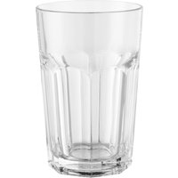 Tumbler alto Casablanca con marcatura Pasabahçe; 475 ml, 8.6x16.2 cm (ØxH); trasparente; 0.4 l Segno di riempimento, 12 pz. / Pacco