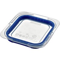 Couvercle pour bac Gastro GN 1/6 hermétique Araven; GN 1/6, 17.6x16.2 cm (Lxl); transparent; rectangulaire